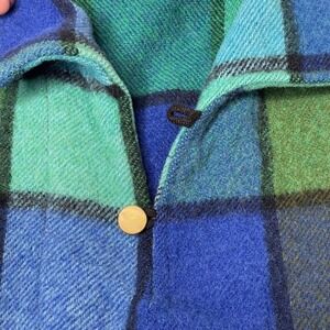 Vintage 60s Woolmaster Outerwear Long Sleeve‎ 1/4 Button Lumberjack Jacket Large